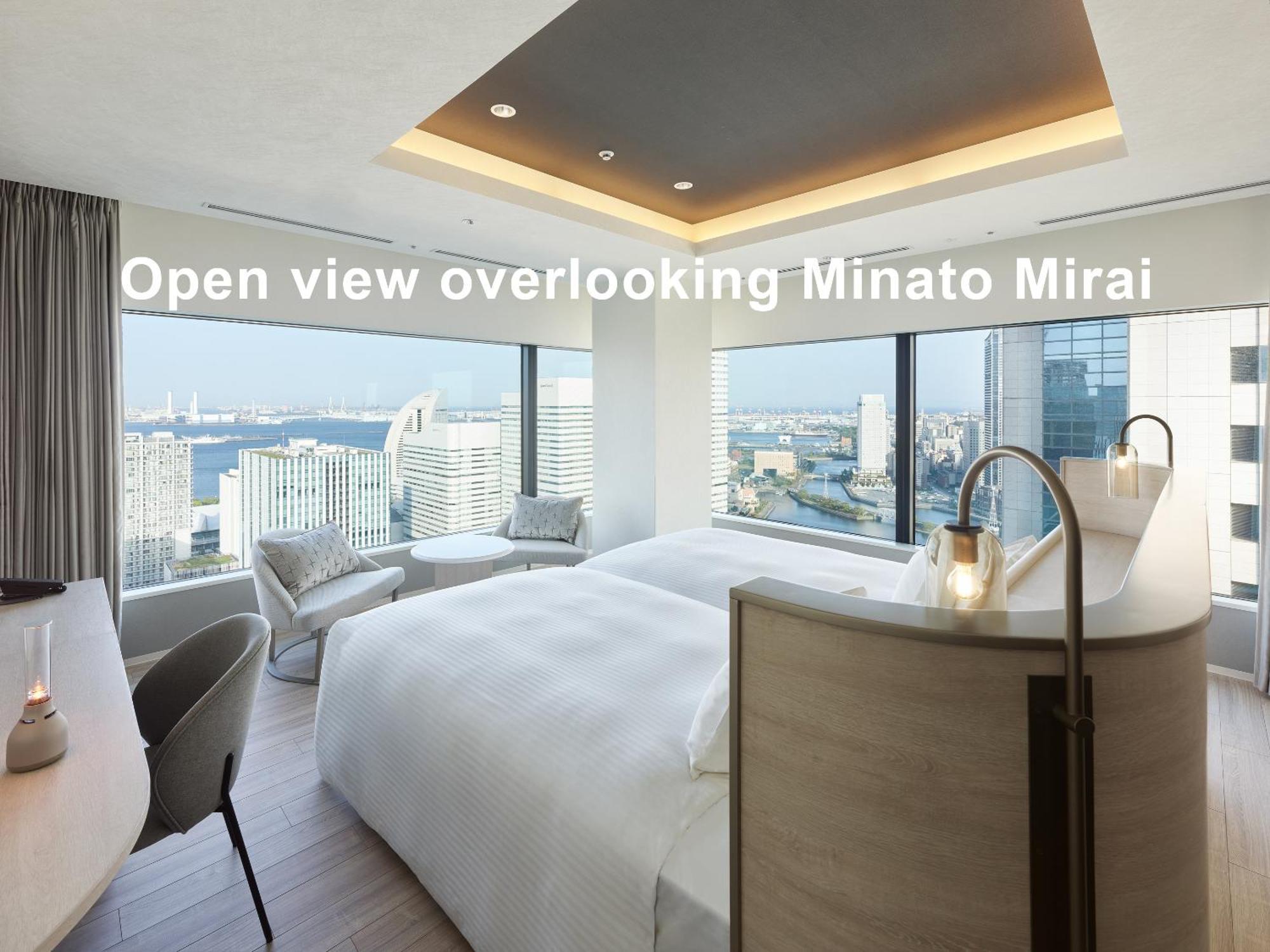 Mitsui Garden Hotel Yokohama Minatomirai Premier 外观 照片 Open view overlooking Minato Mirai