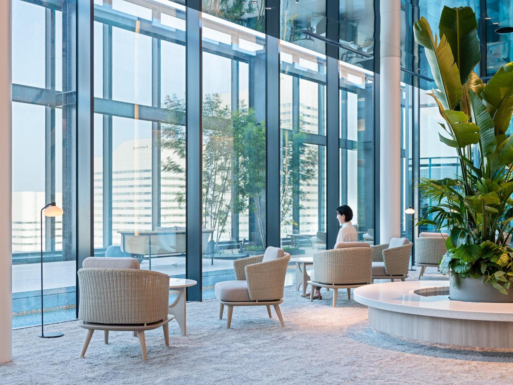 Mitsui Garden Hotel Yokohama Minatomirai Premier 外观 照片 The interior of the lounge